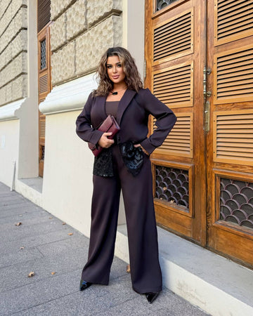 Комплект с декорирано сако - Twiggy Shop