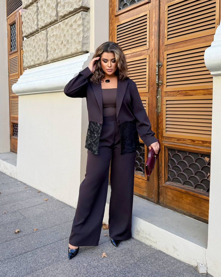 Комплект с декорирано сако - Twiggy Shop