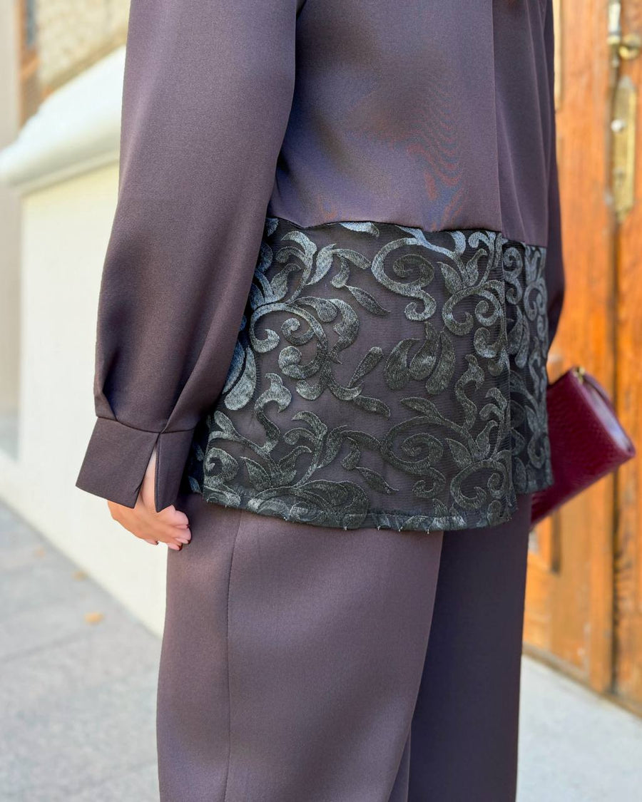 Комплект с декорирано сако - Twiggy Shop