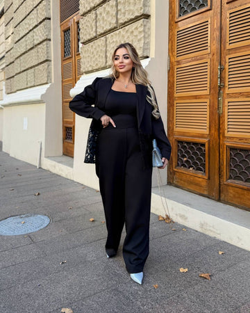 Комплект с декорирано сако - Twiggy Shop