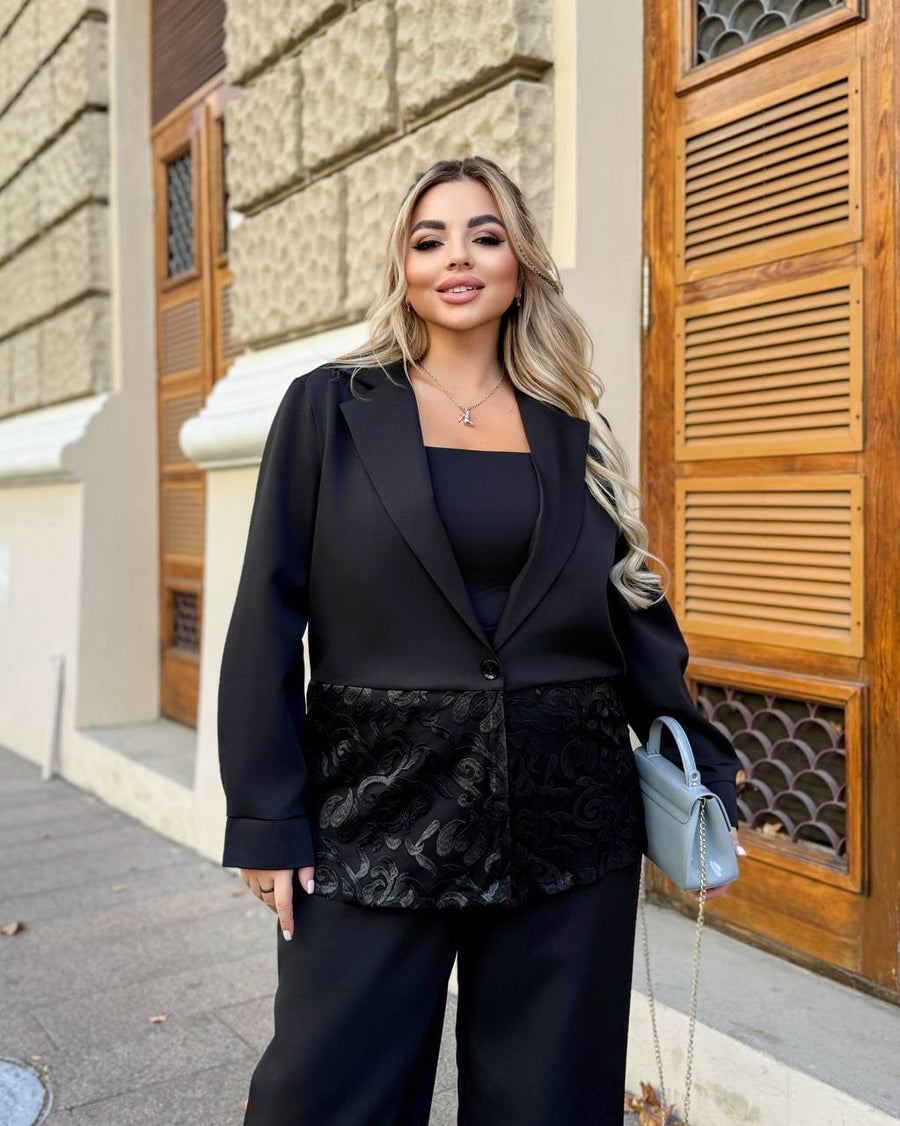 Комплект с декорирано сако - Twiggy Shop