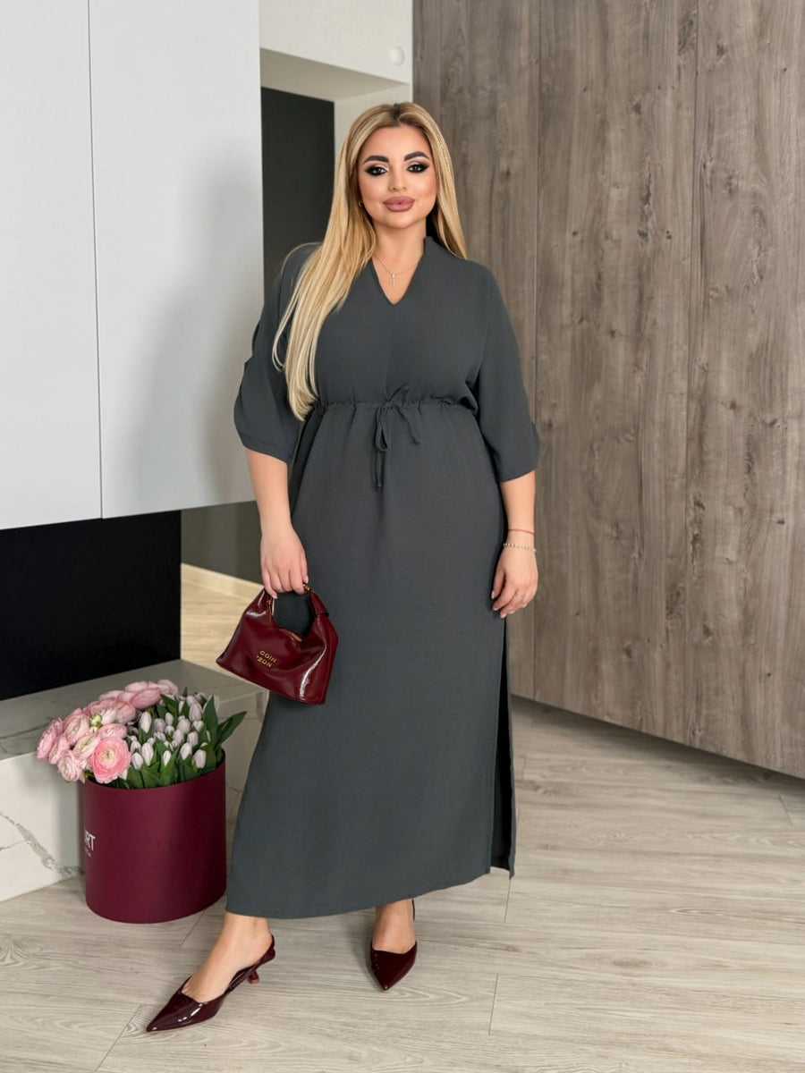 Дълга рокля тип риза - Twiggy Shop