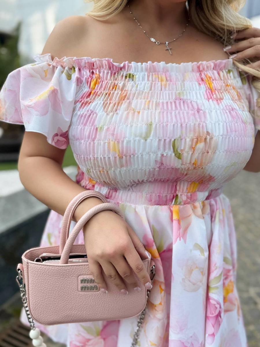 Къса рокля на цветя - Twiggy Shop