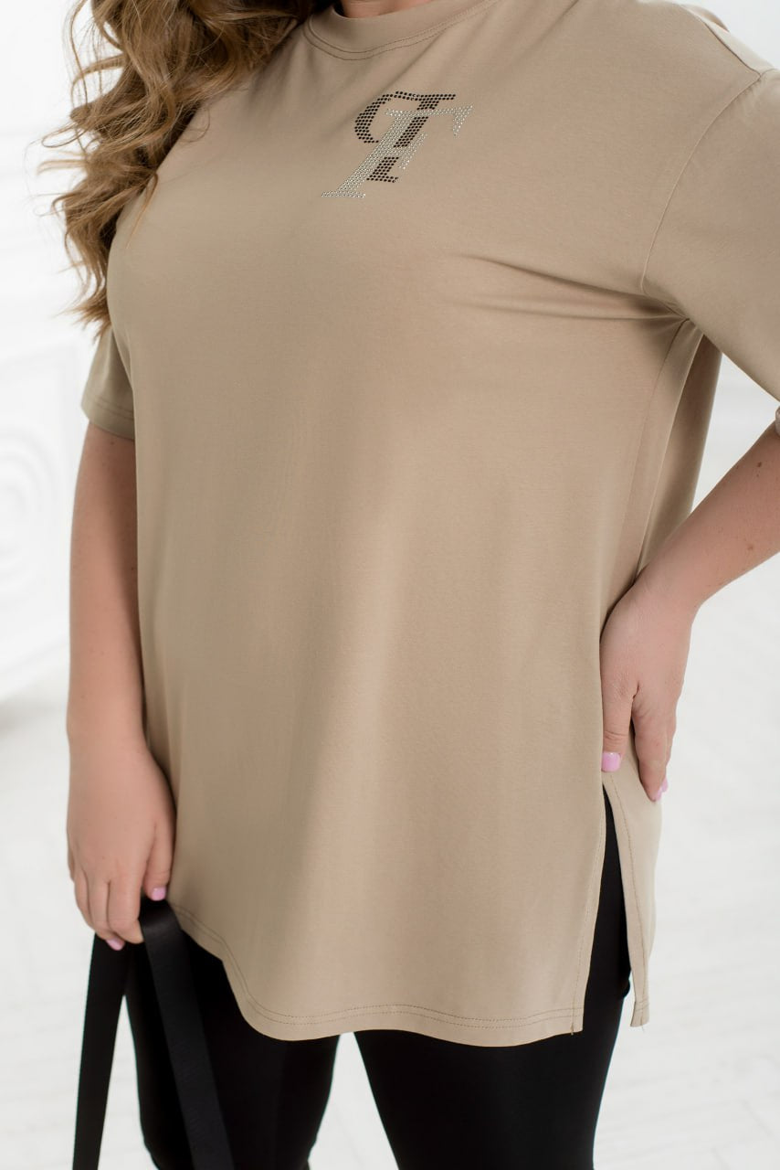 Комплект от тениска и скъсен панталон - Twiggy Shop