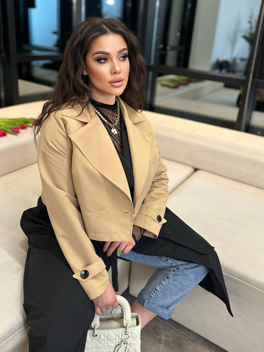 Комплект от тренчкот и елек - Twiggy Shop