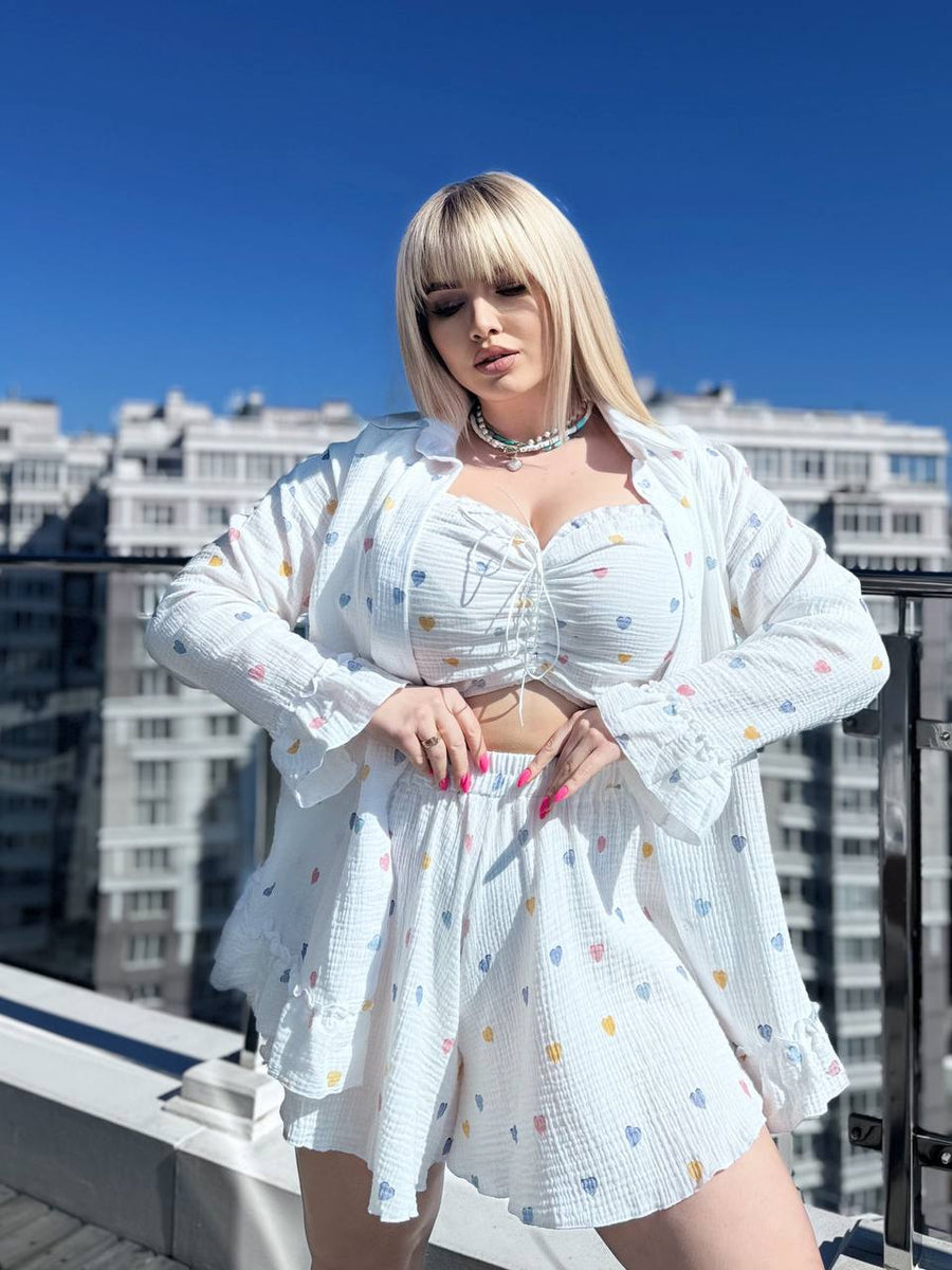 Комплект в три части от муселин - Twiggy Shop