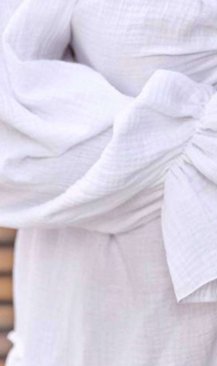 Къса рокля от муселин - Twiggy Shop