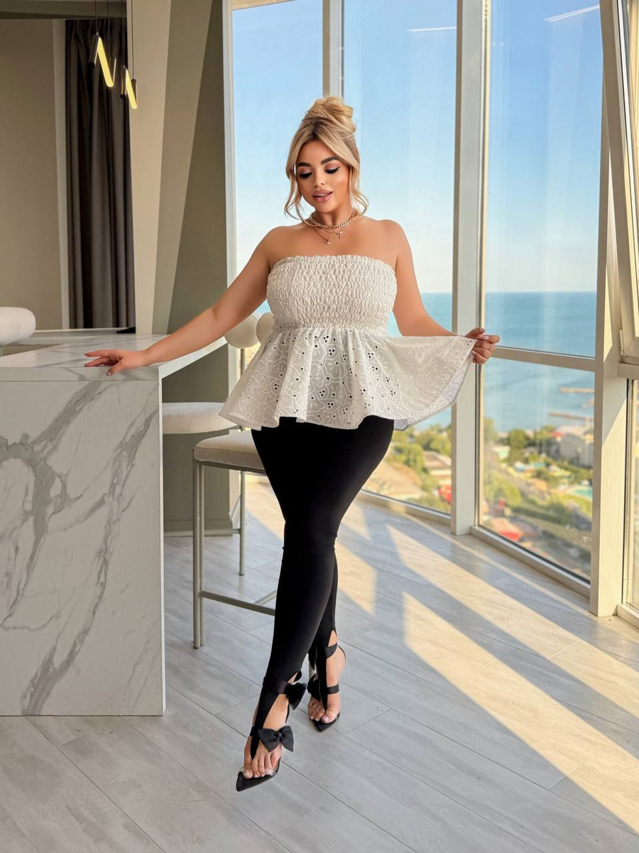 Рокля-трансформър с бродерия - Twiggy Shop