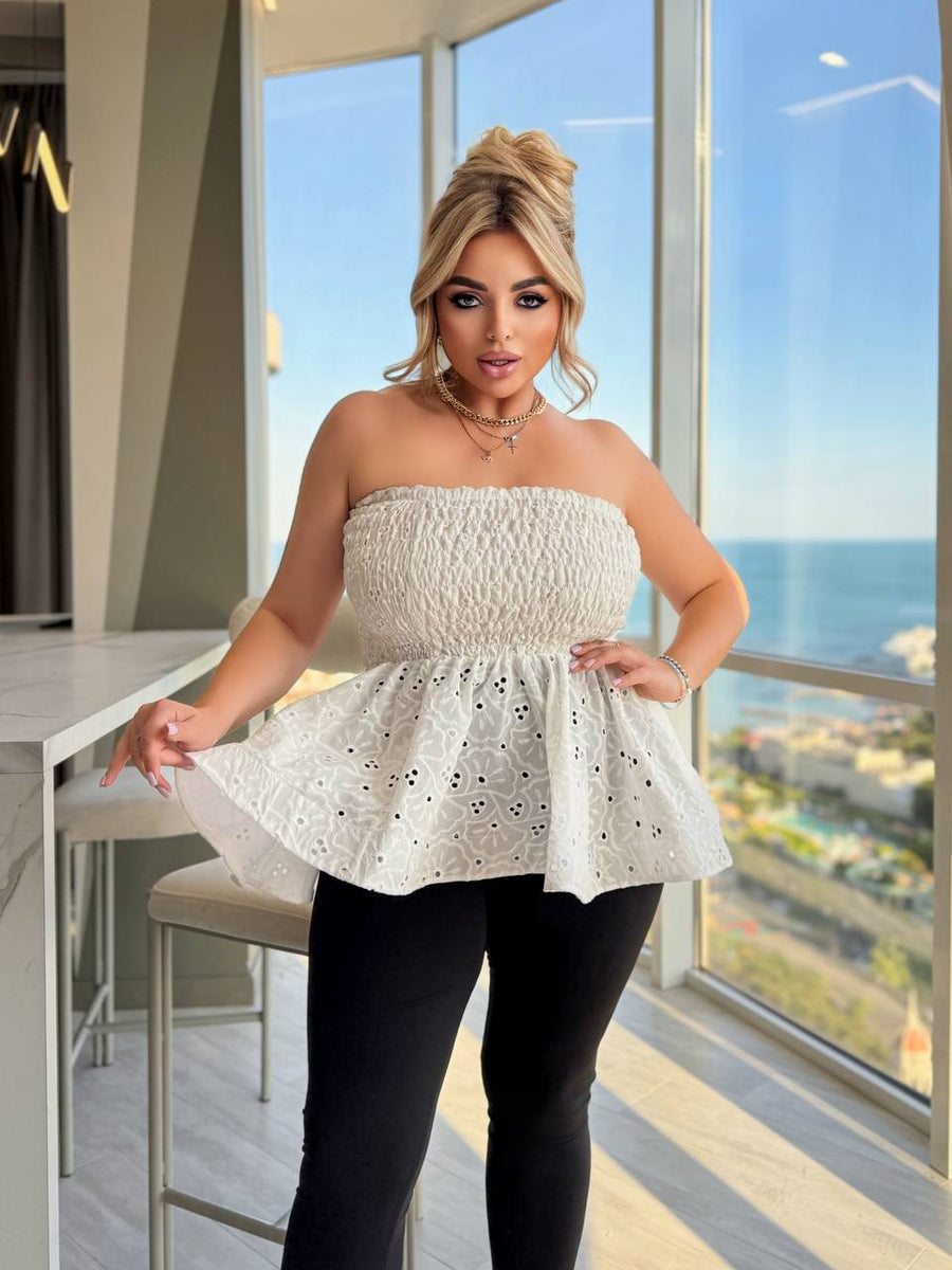 Рокля-трансформър с бродерия - Twiggy Shop