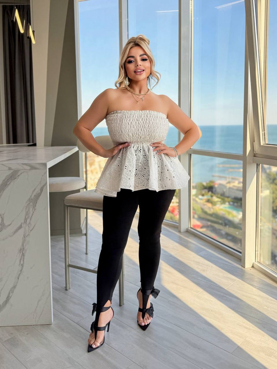 Рокля-трансформър с бродерия - Twiggy Shop