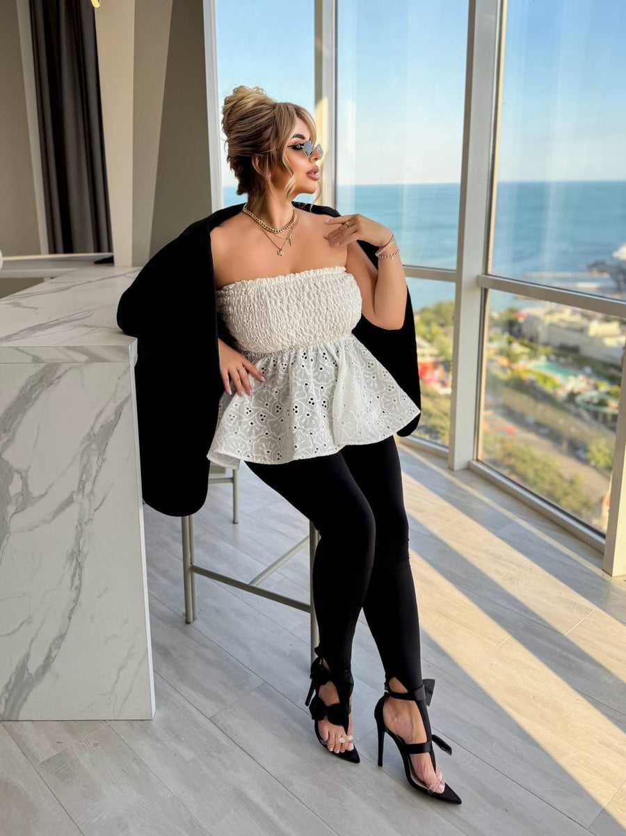 Рокля-трансформър с бродерия - Twiggy Shop