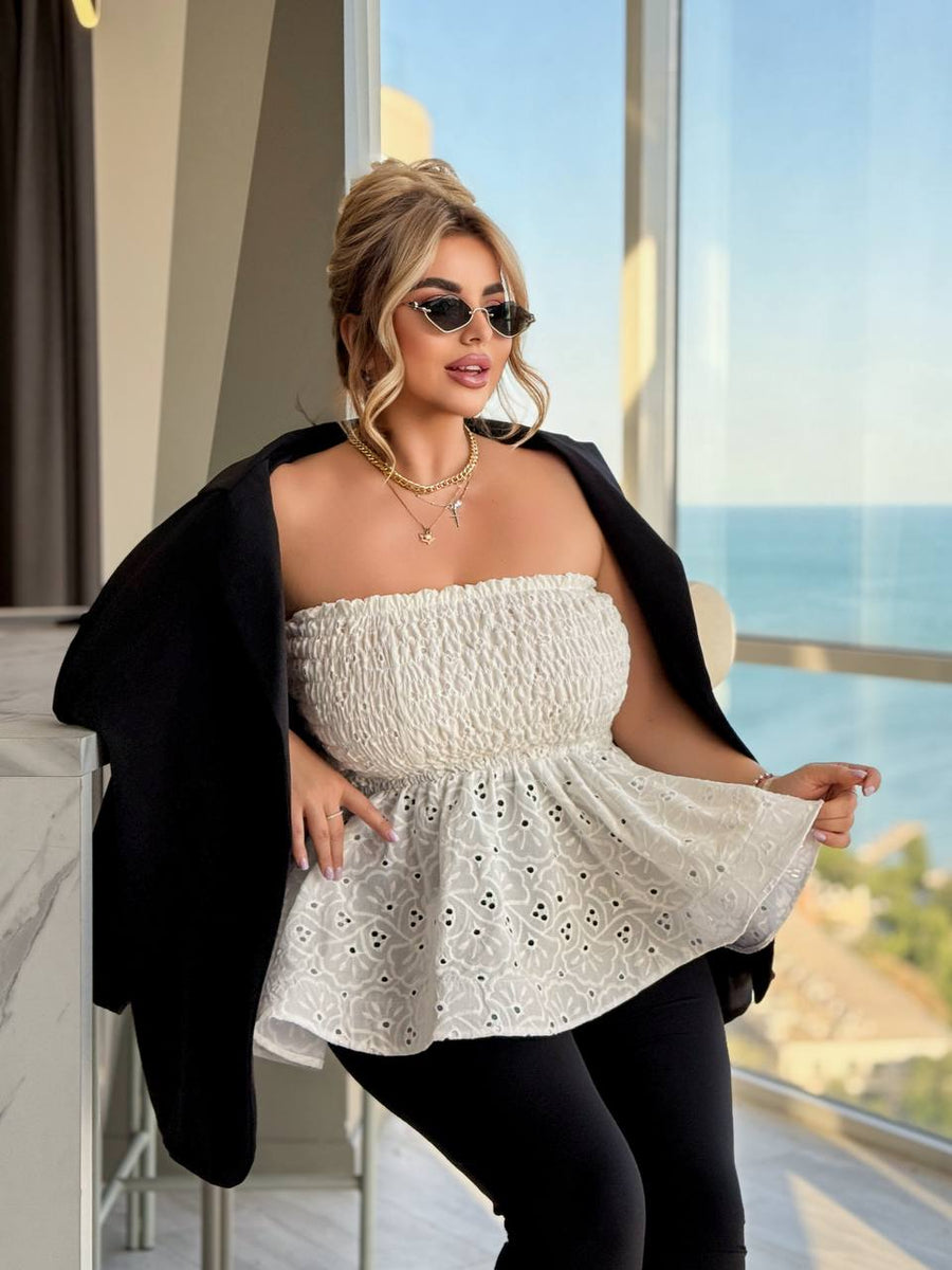 Рокля-трансформър с бродерия - Twiggy Shop