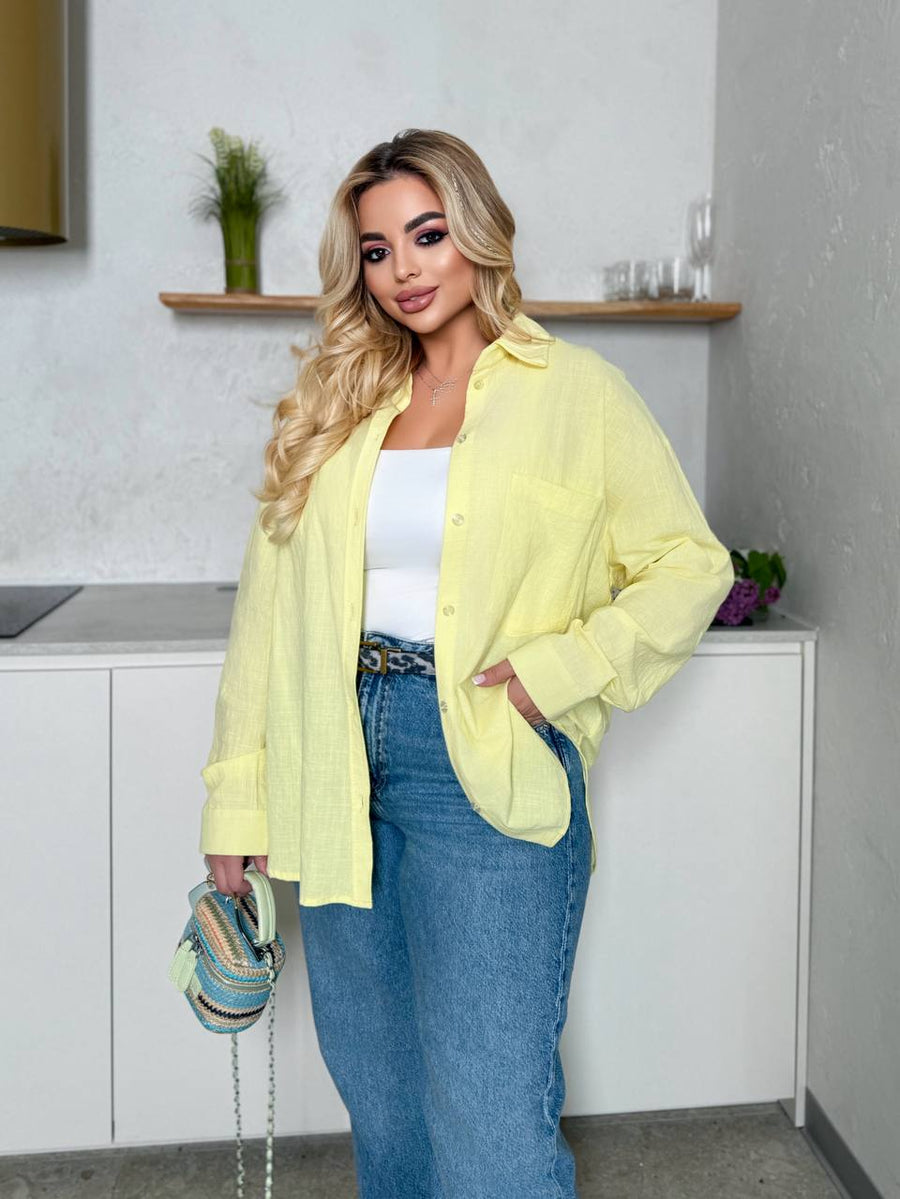 Ленена риза - Twiggy Shop