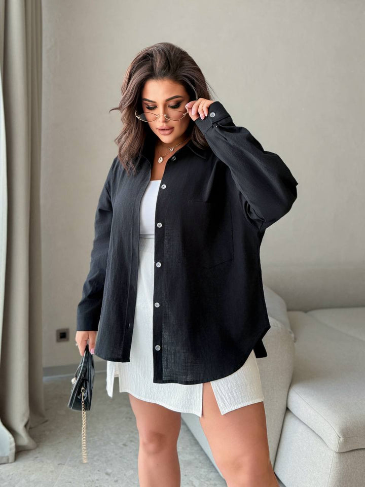 Ленена риза - Twiggy Shop