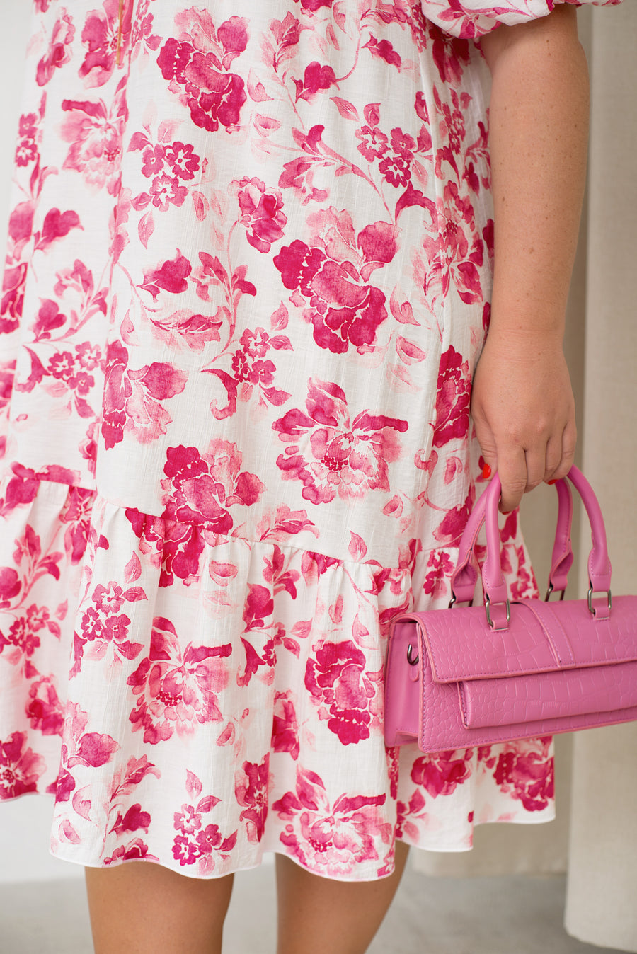 Памучна рокля на цветя - Twiggy Shop