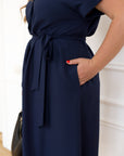 Семпла рокля с колан - Twiggy Shop