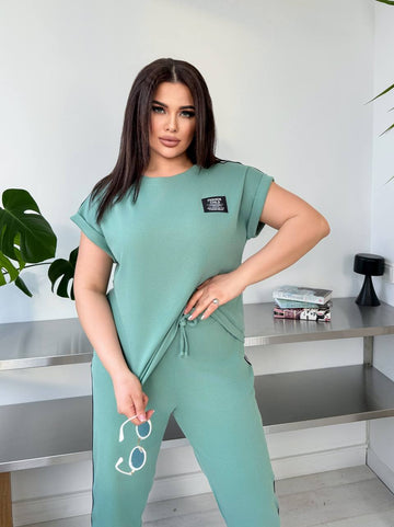 Спортен комплект от трикотаж - Twiggy Shop