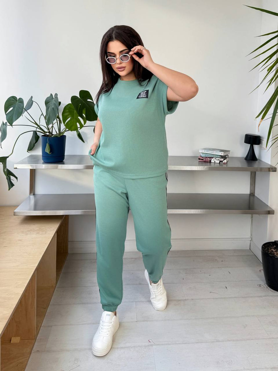 Спортен комплект от трикотаж - Twiggy Shop