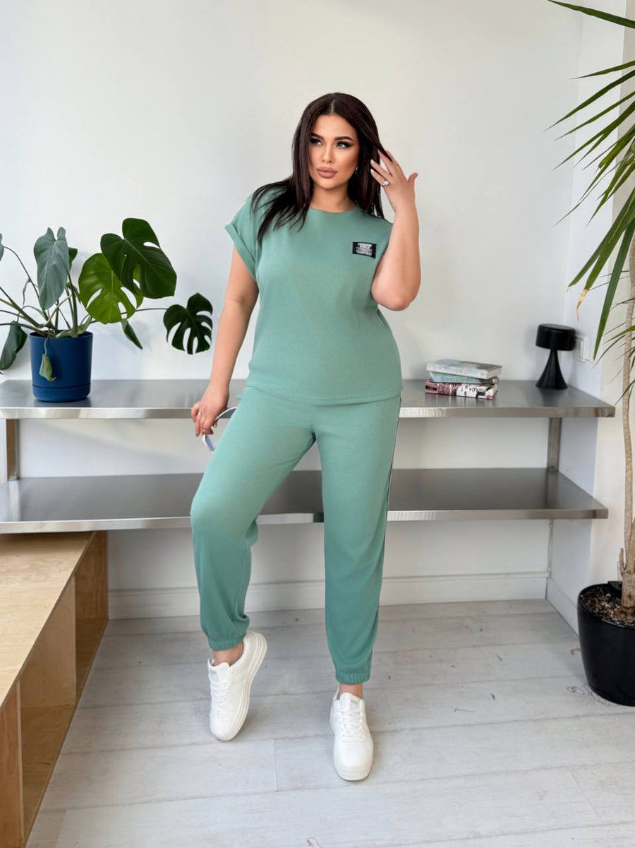 Спортен комплект от трикотаж - Twiggy Shop