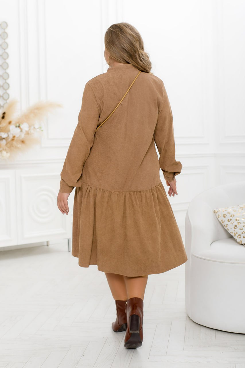 Рокля от рипсено кадифе с копчета - Twiggy Shop