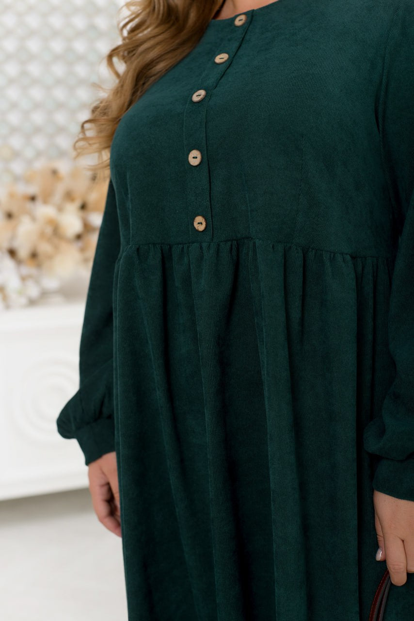 Рокля от рипсено кадифе с копчета - Twiggy Shop