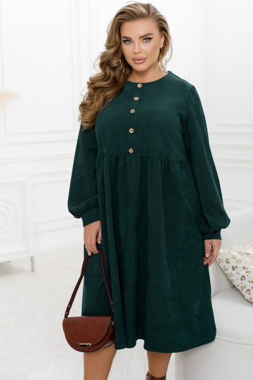 Рокля от рипсено кадифе с копчета - Twiggy Shop