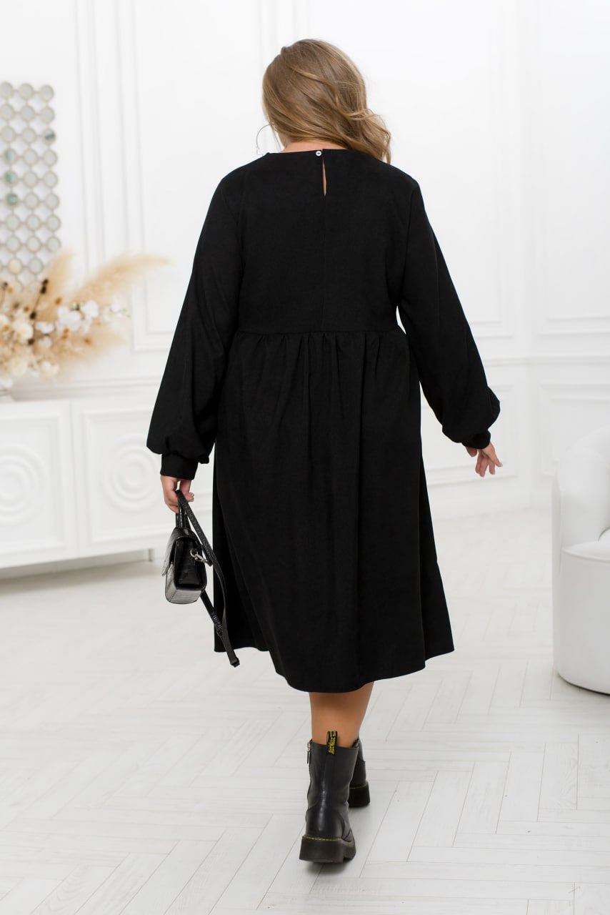 Рокля от рипсено кадифе с копчета - Twiggy Shop