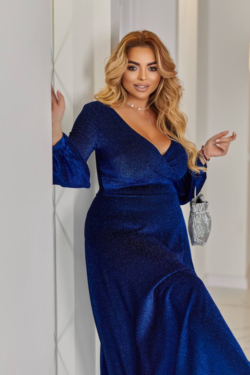 Дълга рокля от лурекс - Twiggy Shop