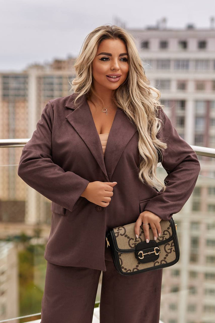 Панталон от мек велур - Twiggy Shop