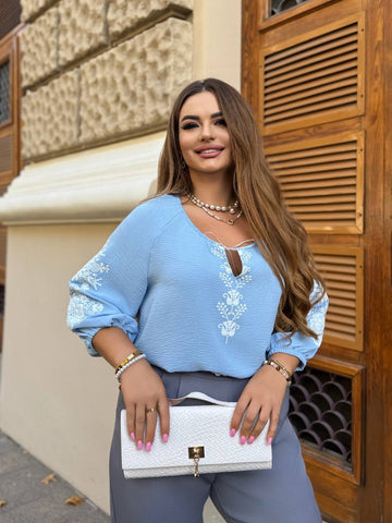 Блуза с орнаменти - Twiggy Shop