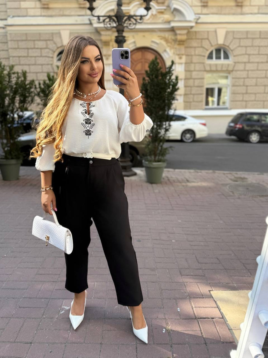 Блуза с орнаменти - Twiggy Shop