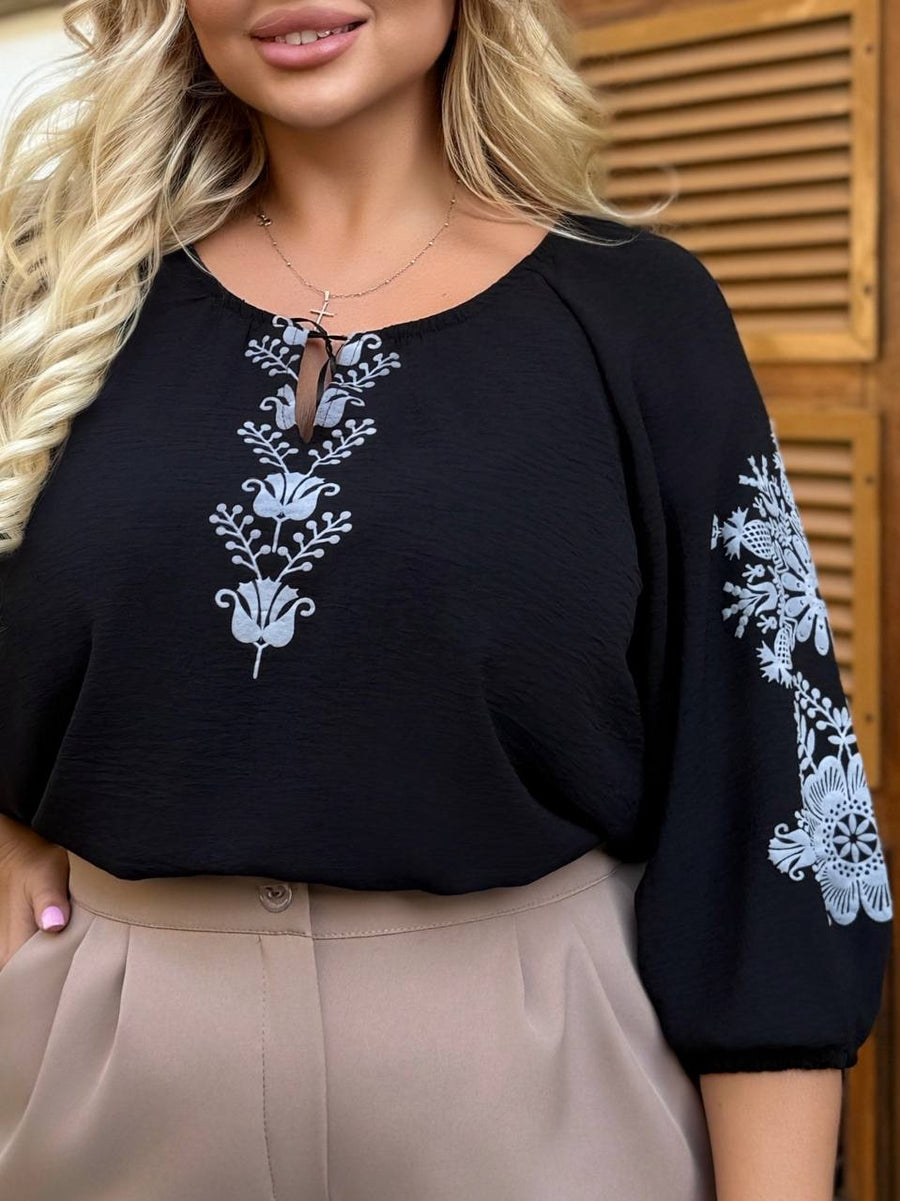 Блуза с орнаменти - Twiggy Shop