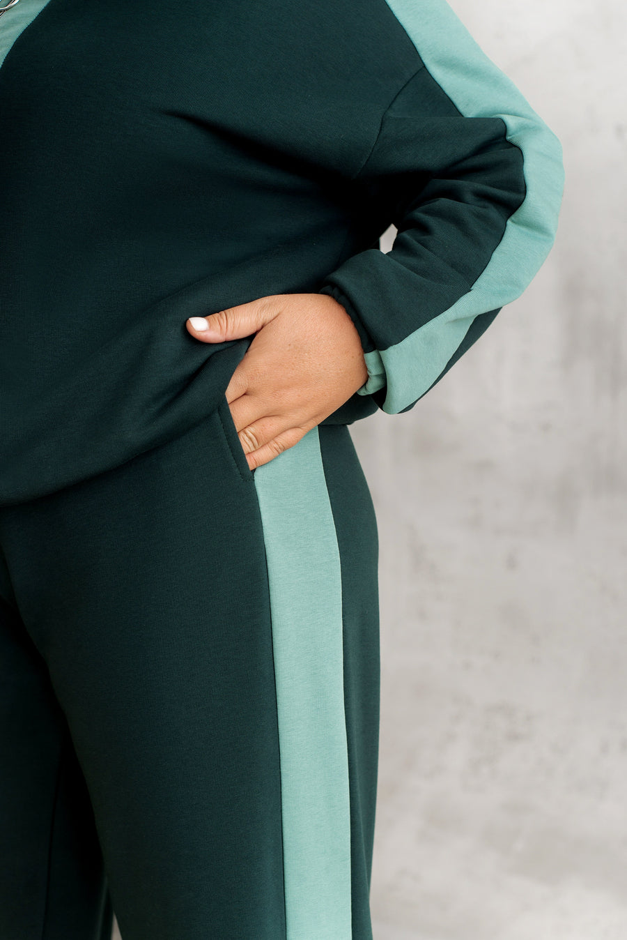 Ватиран комплект с широк панталон - Twiggy Shop