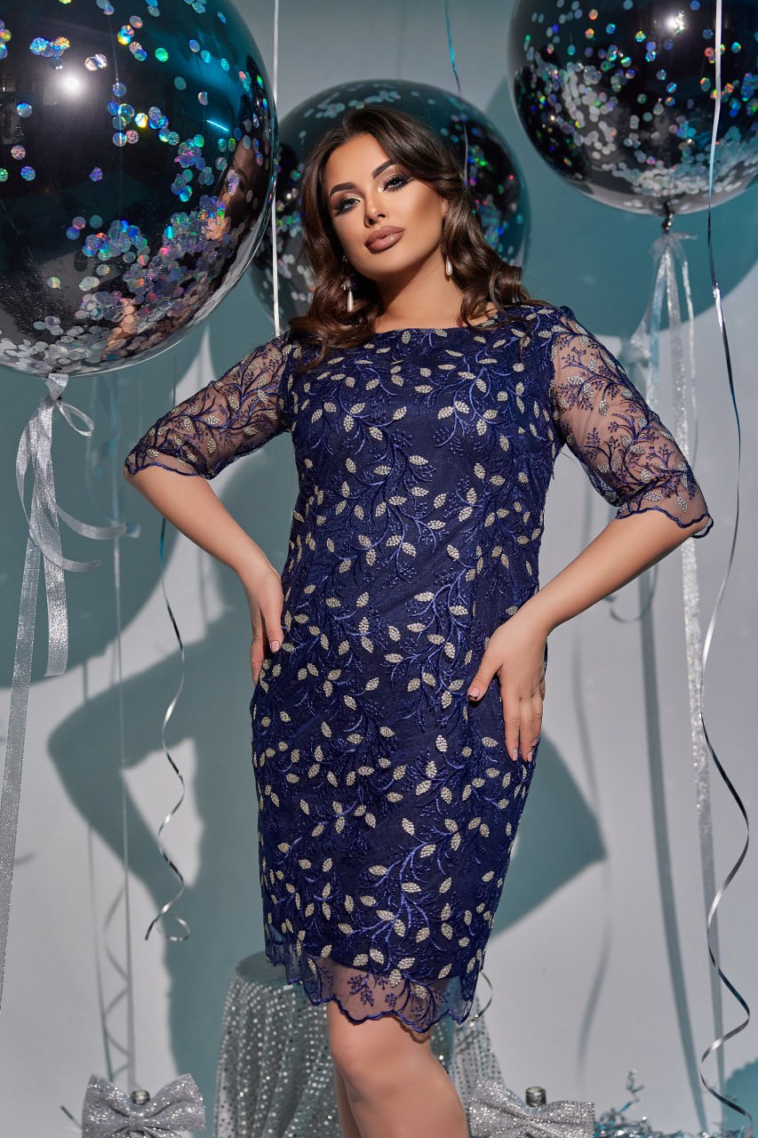 Рокля от дантела с бродерия - Twiggy Shop