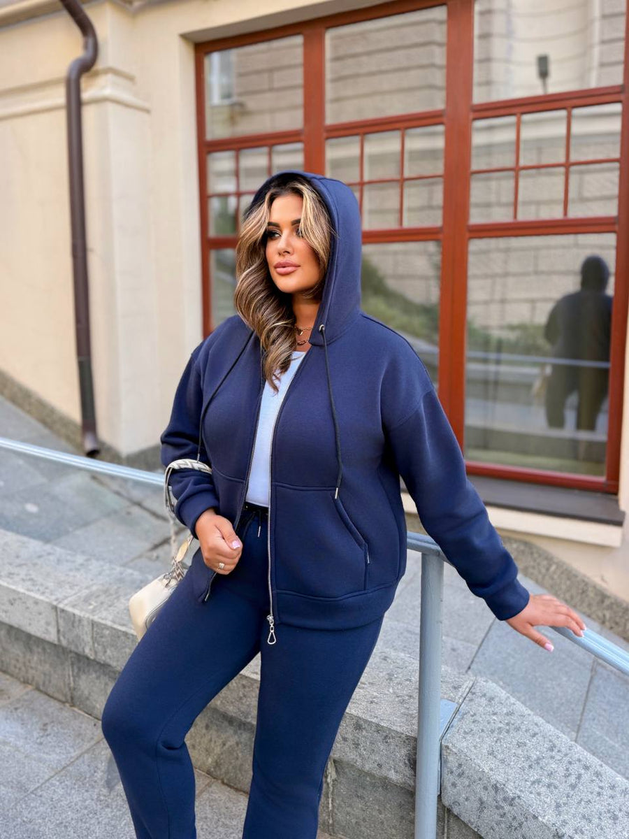 Ватиран комплект от трикотаж - Twiggy Shop