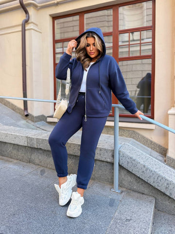 Ватиран комплект от трикотаж - Twiggy Shop