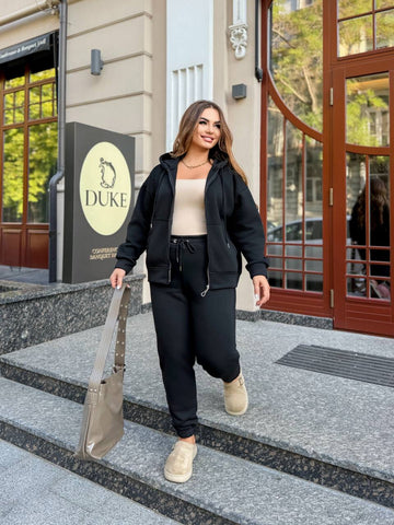 Ватиран комплект от трикотаж - Twiggy Shop