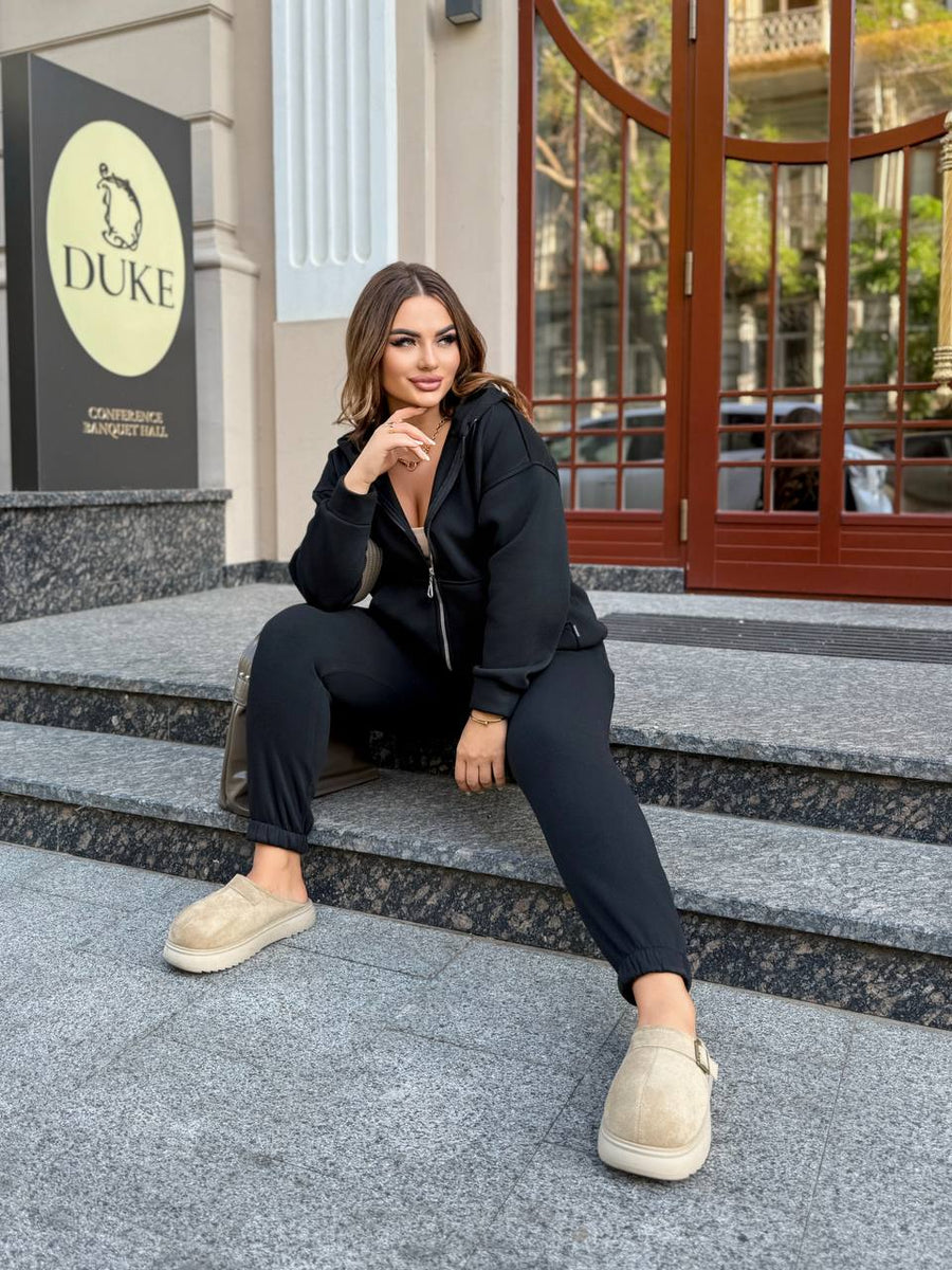 Ватиран комплект от трикотаж - Twiggy Shop