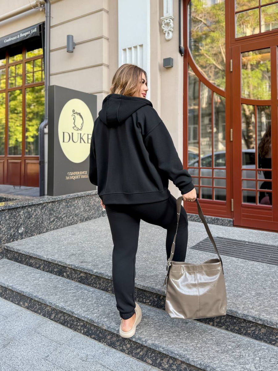 Ватиран комплект от трикотаж - Twiggy Shop