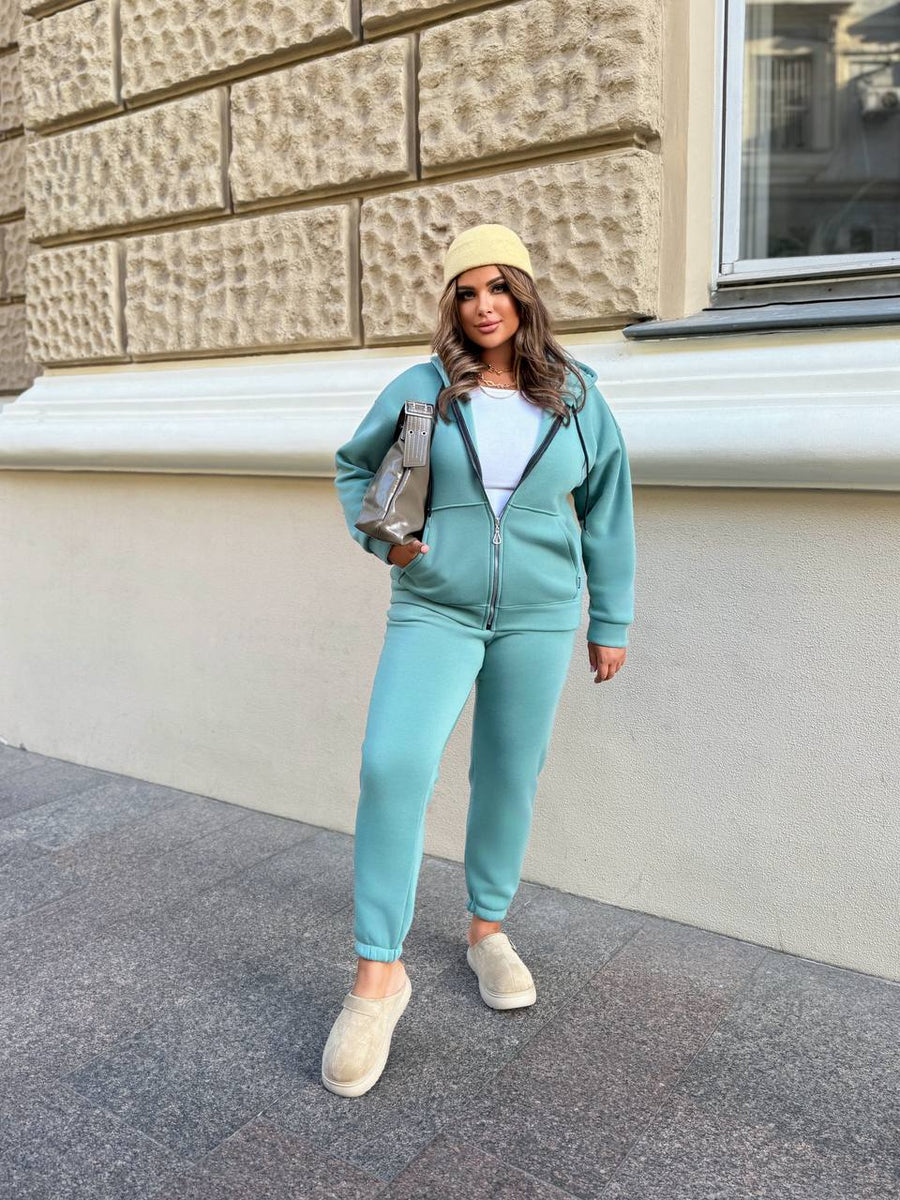 Ватиран комплект от трикотаж - Twiggy Shop