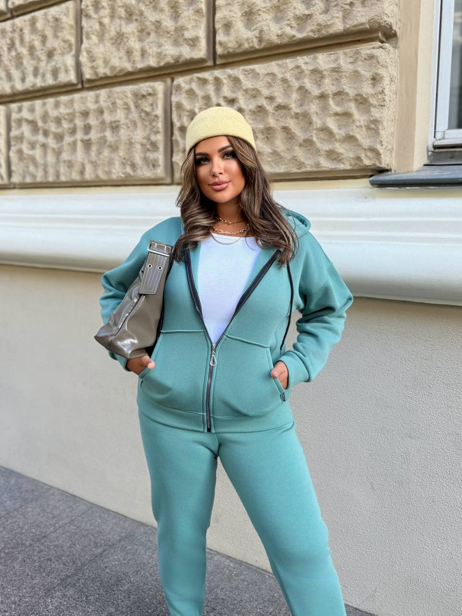 Ватиран комплект от трикотаж - Twiggy Shop