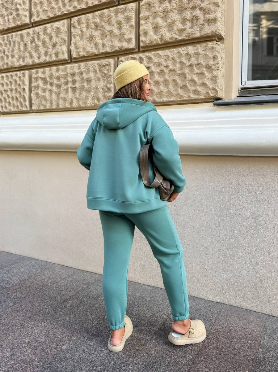 Ватиран комплект от трикотаж - Twiggy Shop