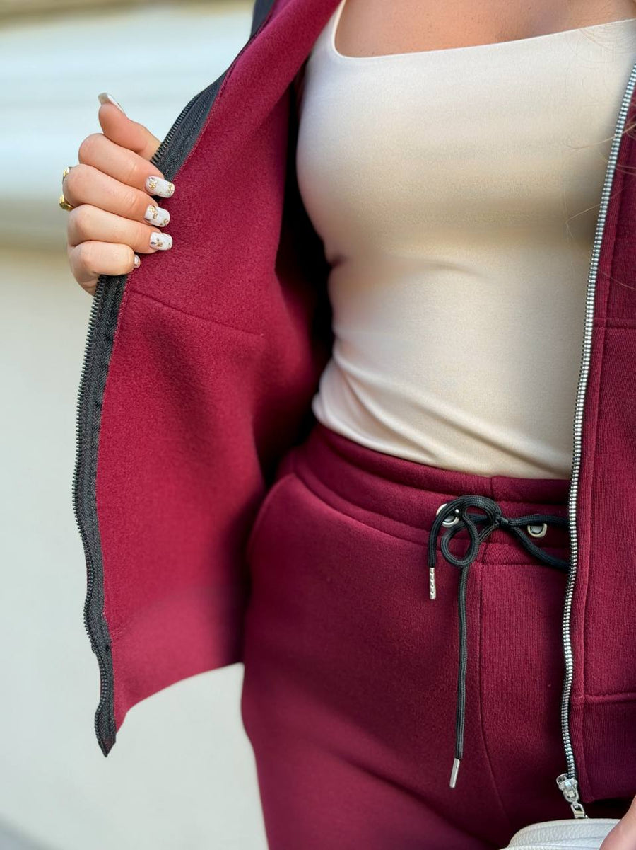 Ватиран комплект от трикотаж - Twiggy Shop