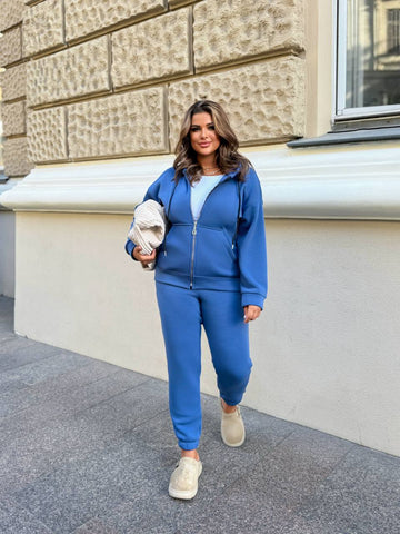 Ватиран комплект от трикотаж - Twiggy Shop