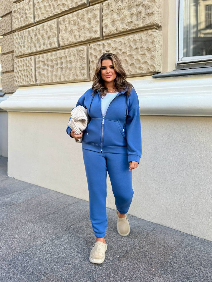 Ватиран комплект от трикотаж - Twiggy Shop