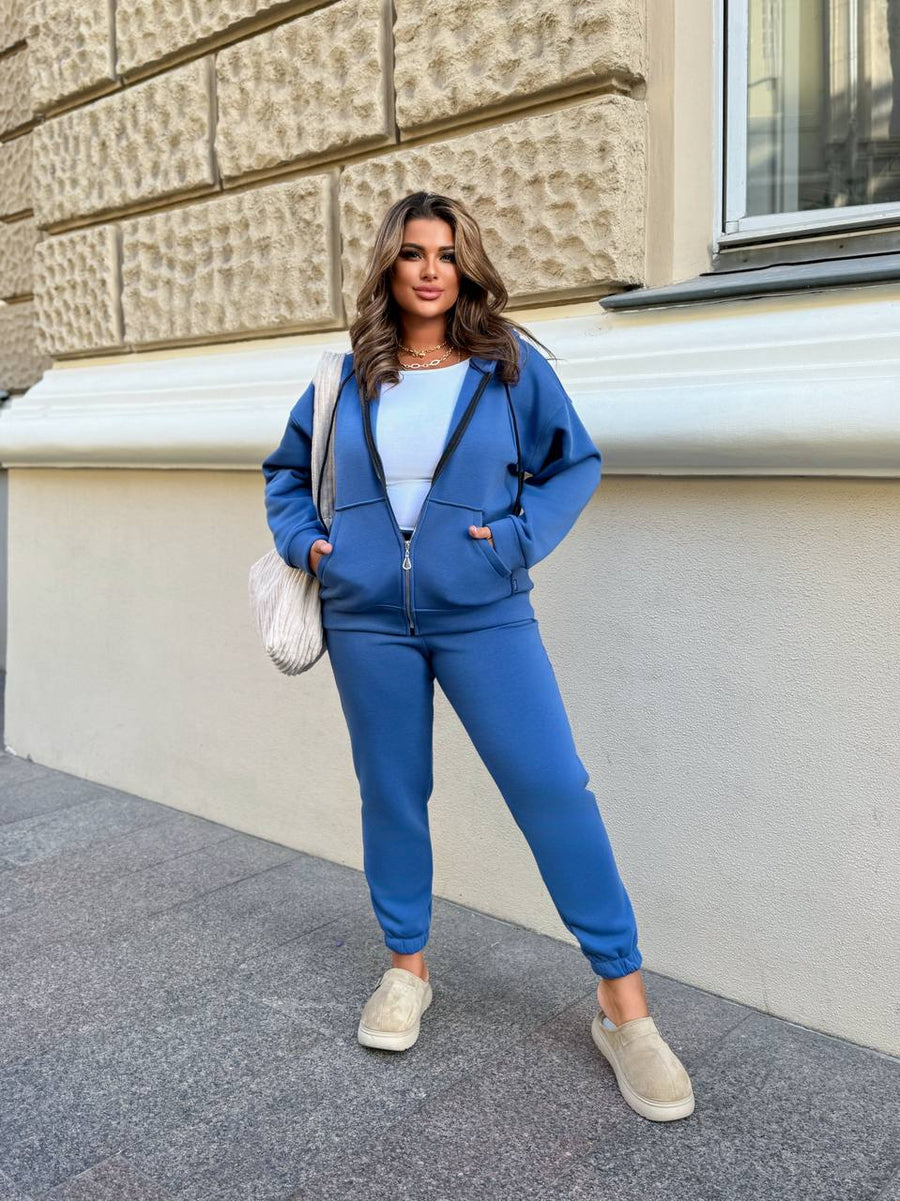 Ватиран комплект от трикотаж - Twiggy Shop