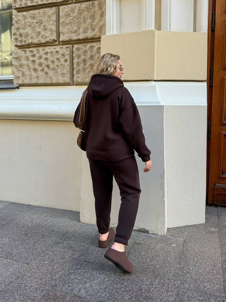 Ватиран комплект от трикотаж - Twiggy Shop