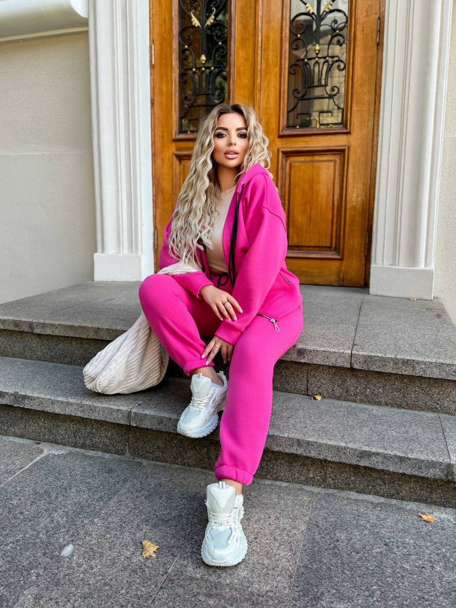 Ватиран комплект от трикотаж - Twiggy Shop