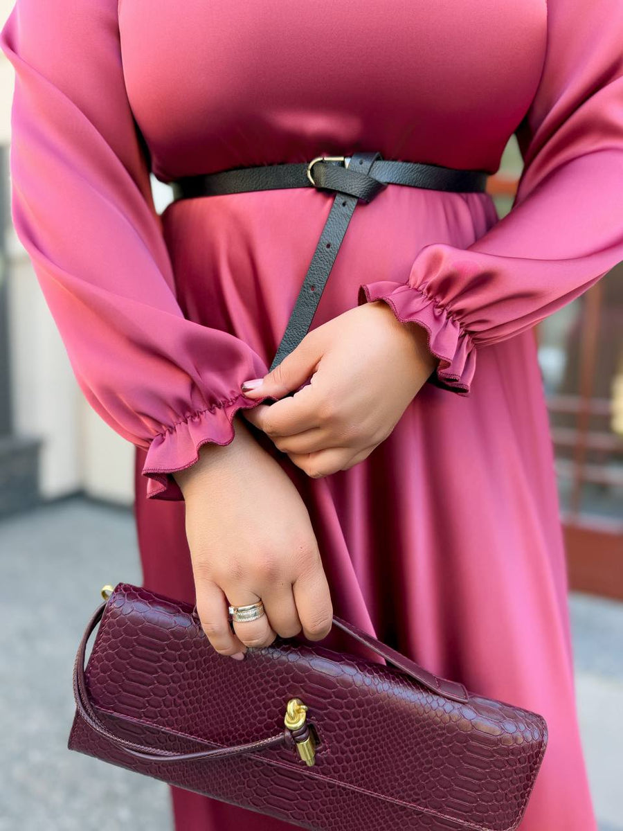 Дълга рокля от ефирна материя - Twiggy Shop