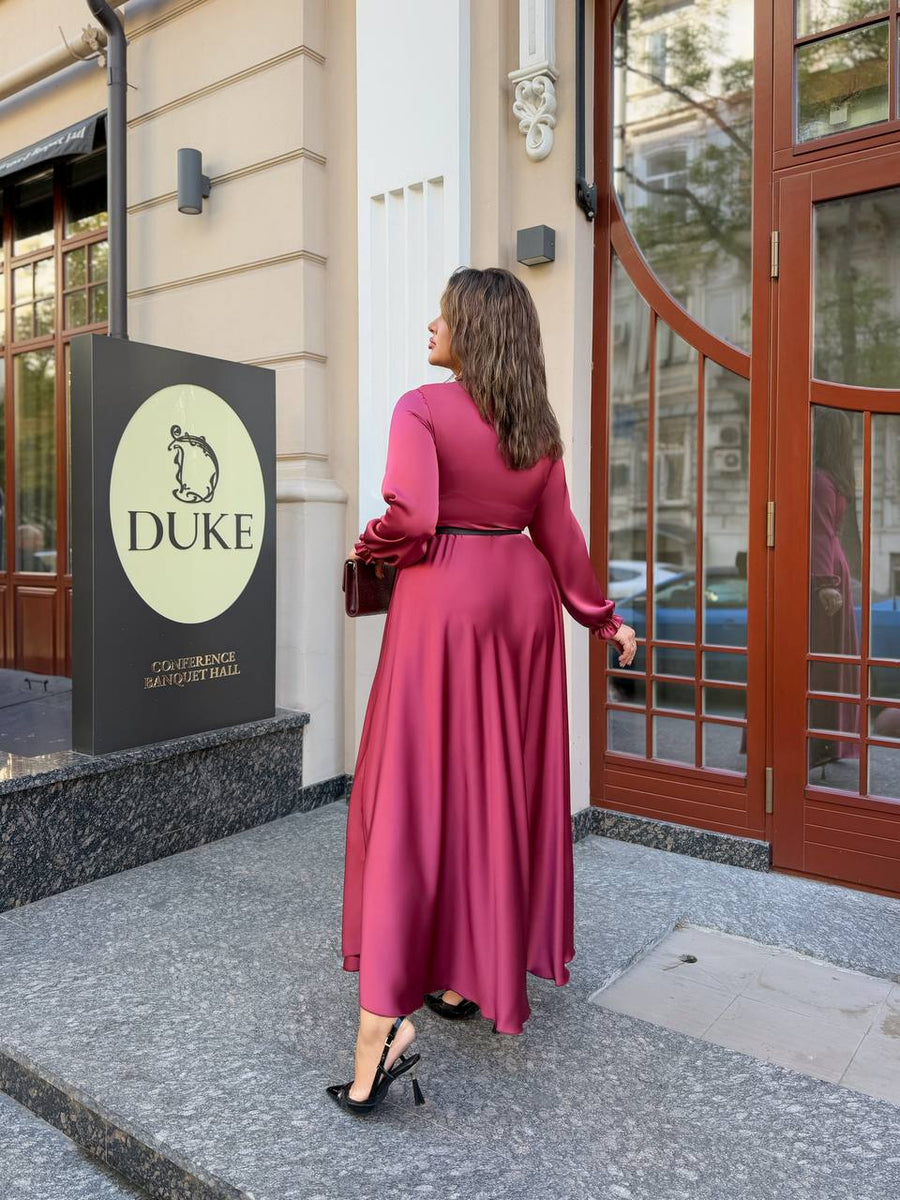 Дълга рокля от ефирна материя - Twiggy Shop